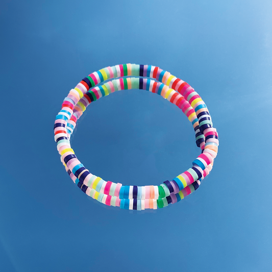 Clay Rainbow Bracelet