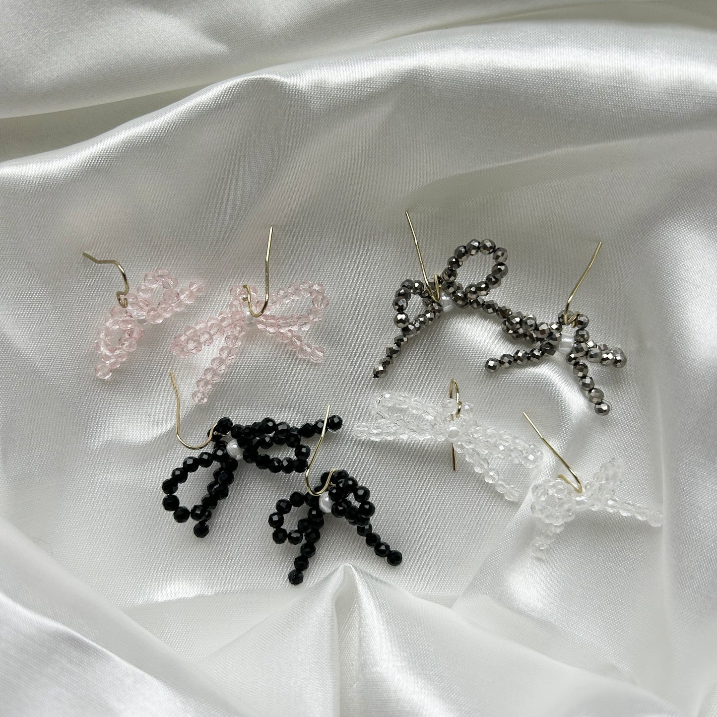 Crystal Bow Earrings