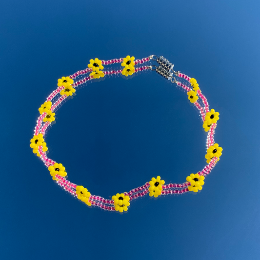 Sunflower Chain Anklet