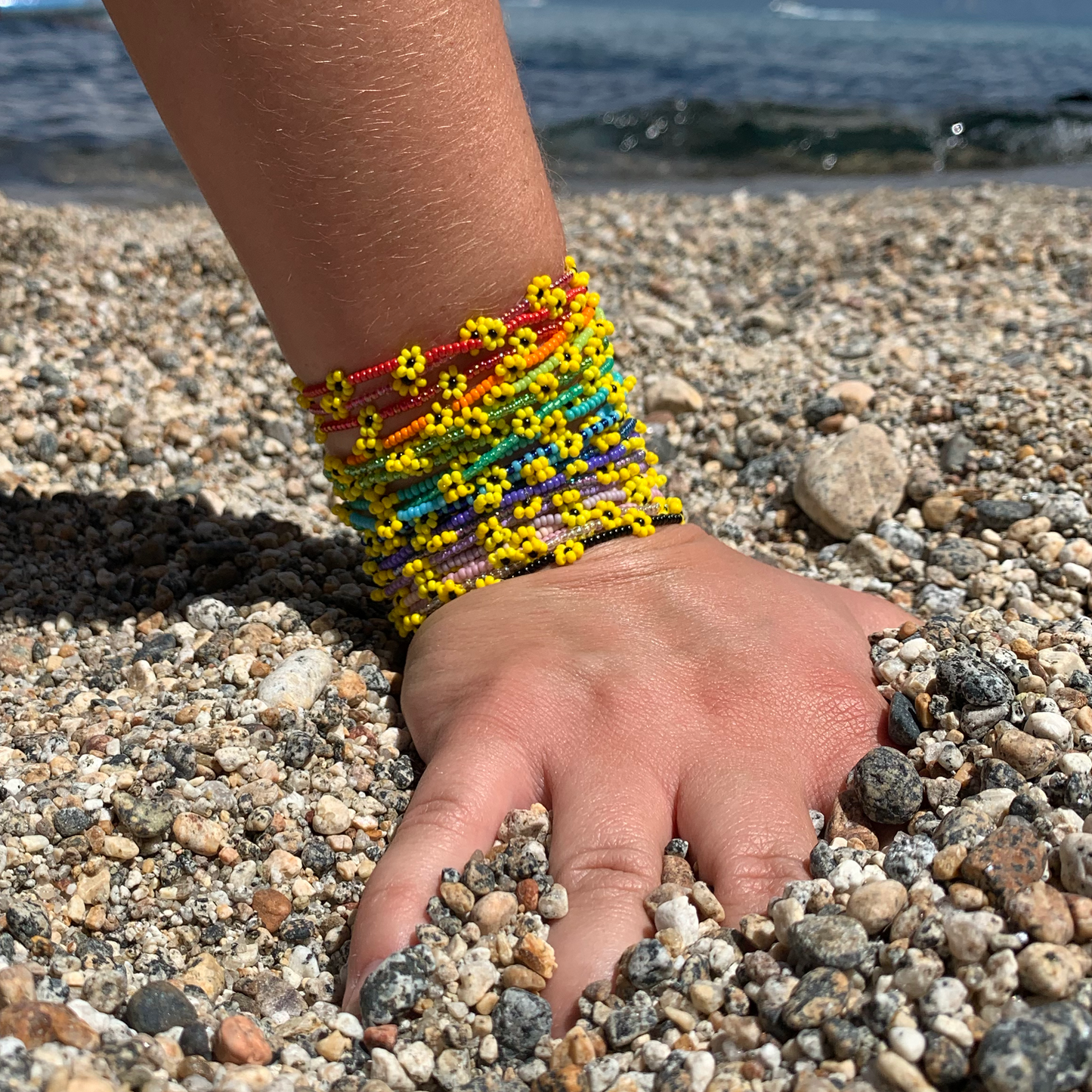 Sunflower Chain Bracelet