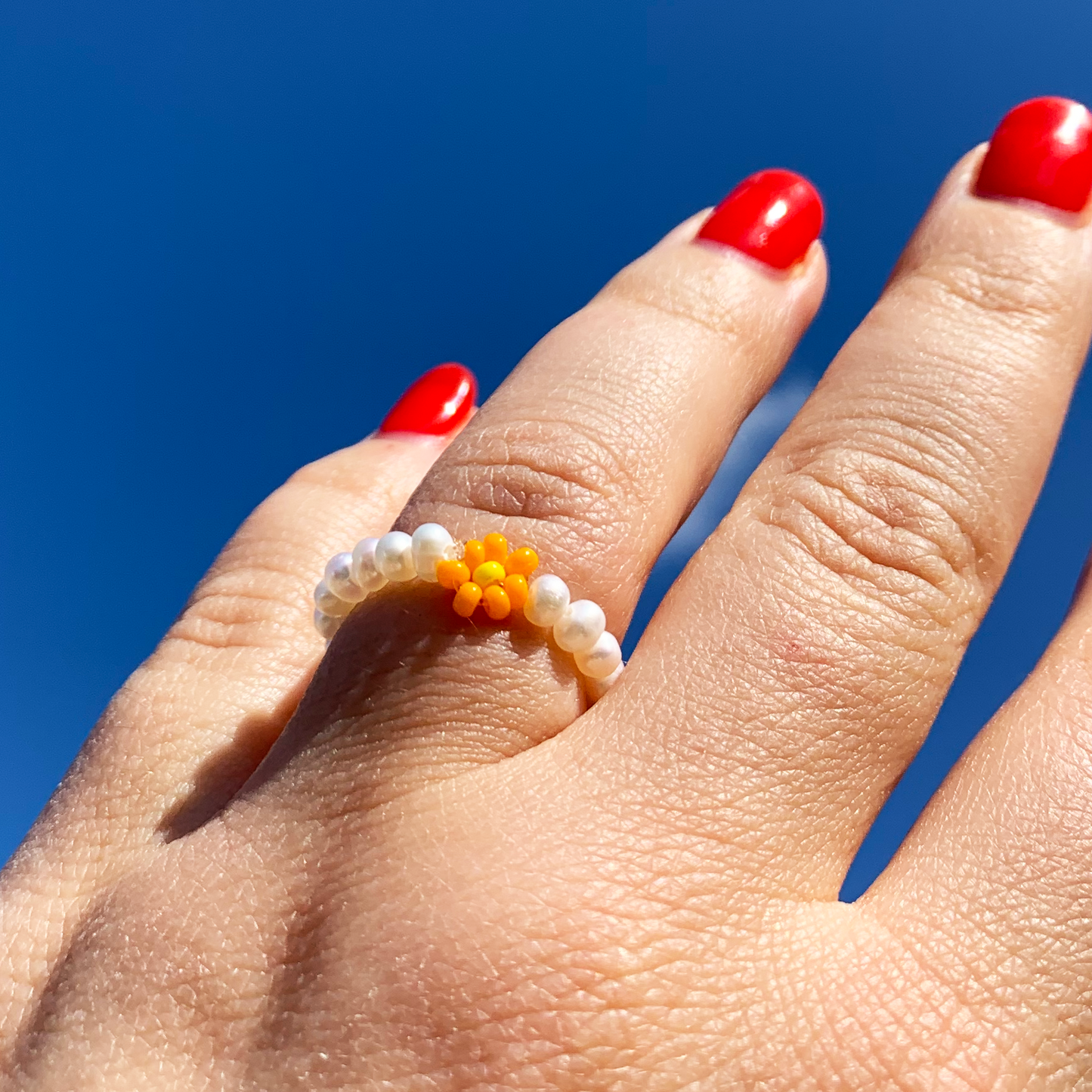 Pearl Flower Ring